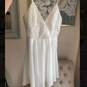 Lulus White Mini Dress